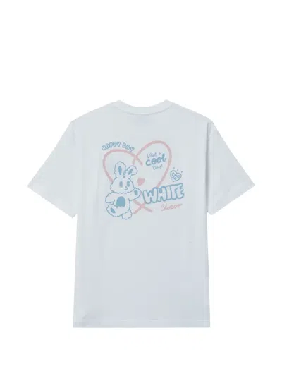 Chocoolate Graphic-print T-shirt In White