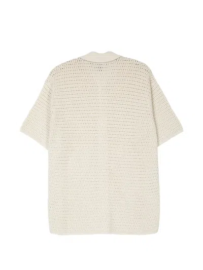 Represent Initial Knitted Shirt In Neutral