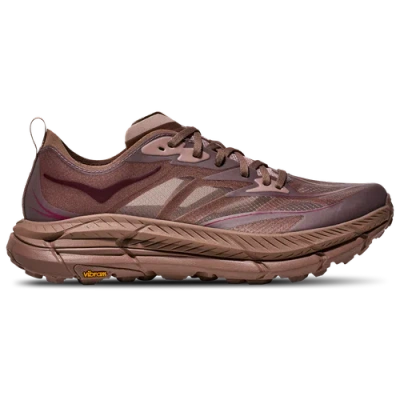 Hoka U Mafate Speed 4 Lite Rubber-trimmed Mesh Sneakers In Pink