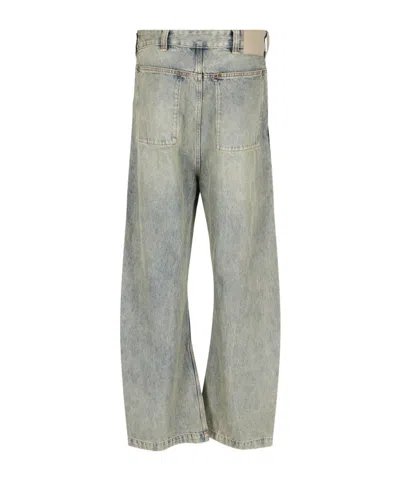 Entire Studios Gem Surface Wave Jeans In Green