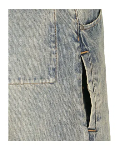 Entire Studios Gem Surface Wave Jeans In Green