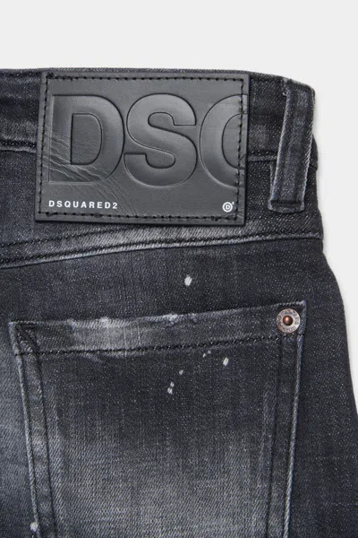 Dsquared2 Kids Cool Guy Distressed Jeans In Black