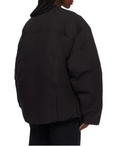 Entire Studios Oversized Down Jacket In Black