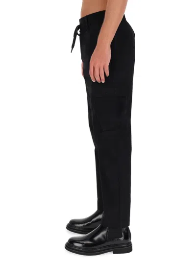 Versace Jeans Couture Technical Cargo Pants In Black