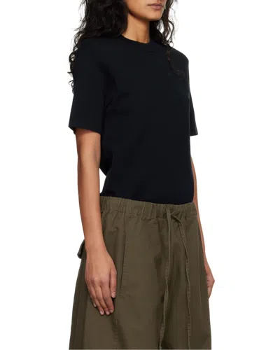 Entire Studios Slim Fit Crew Neck T-shirt In Black