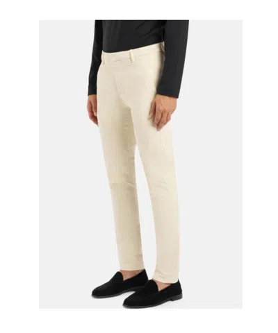 Dondup Casual Pants With Belt Loops In Neutral