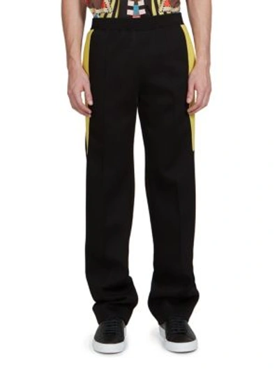 Givenchy Side-taped Jogger Pants In Black