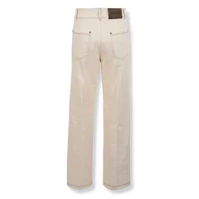 Max Mara Belt Loop Jeans In Neutral