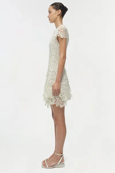 Simkhai Novelle Lace Mini Dress In White
