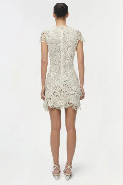 Simkhai Novelle Lace Mini Dress In White