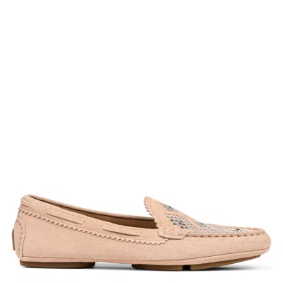 Donald Pliner Women Rebina Embellished Rosette Suede Casual In Multi