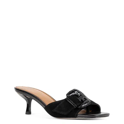 Donald Pliner Women Cherry Black Suede Casual In Black
