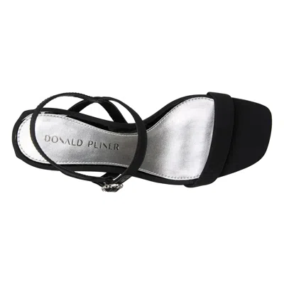 Donald Pliner Women Brazi Black Satin Dress