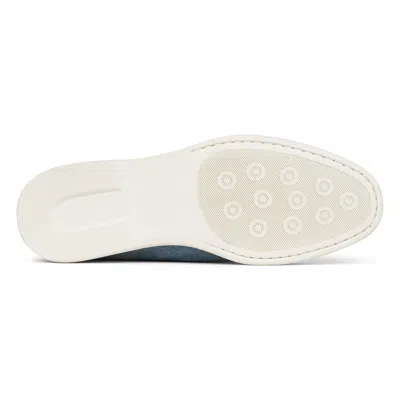 Donald Pliner Clive Moc Toe Penny Loafers In Blue