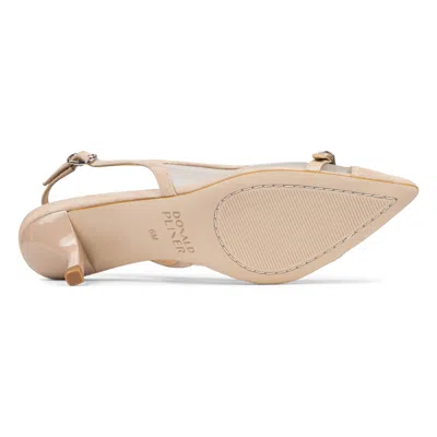 Donald Pliner Slingback Kitten Heel Pump In Sand