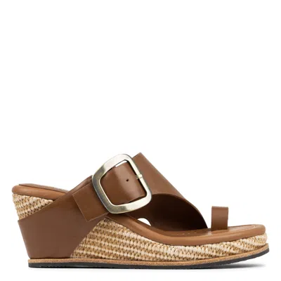 Donald Pliner Women Gyer Buckle Cognac Casual In Brown