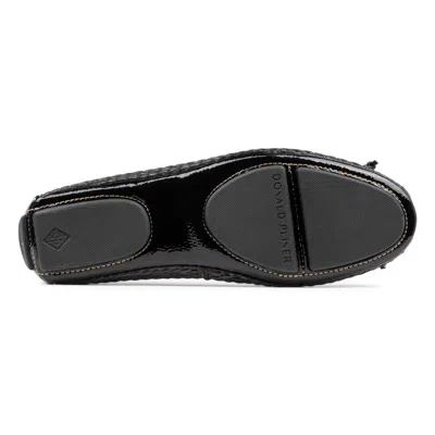 Donald Pliner Rosita Raffia Ballerina In Black