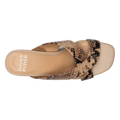 Donald Pliner Mule Kitten Heel Sandal In Animal Print