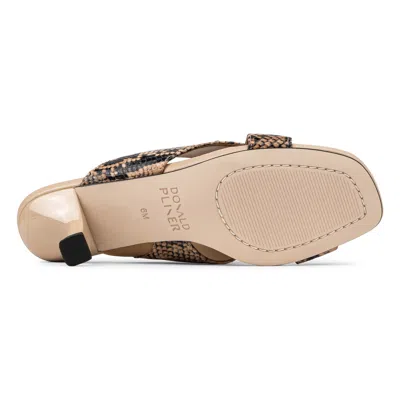 Donald Pliner Mule Kitten Heel Sandal In Animal Print