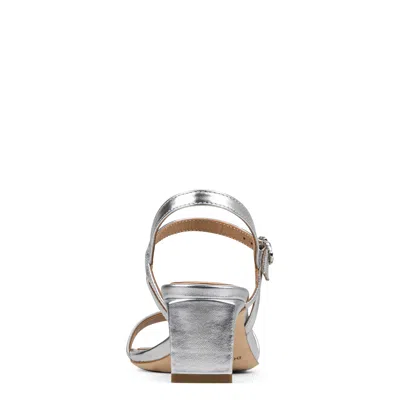 Donald Pliner Block Heel Sandal In Metallic