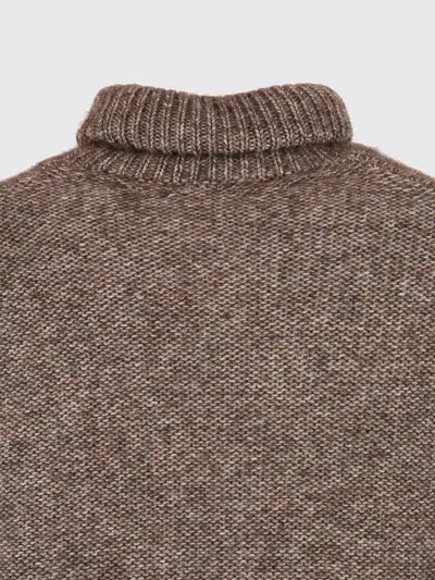 K-way Lapel Sweater In Brown