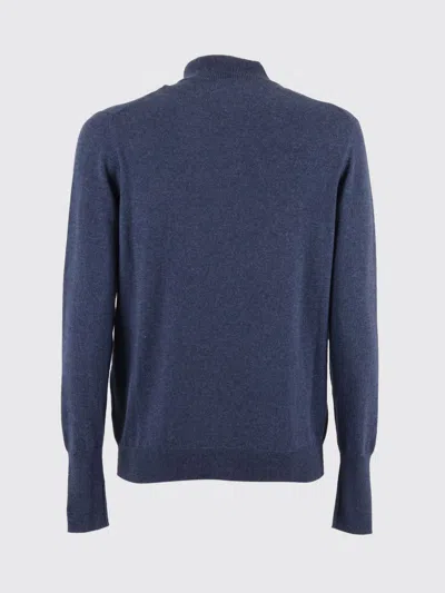 Ballantyne T Neck Pullover In Blue