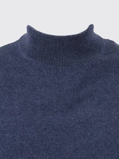 Ballantyne T Neck Pullover In Blue
