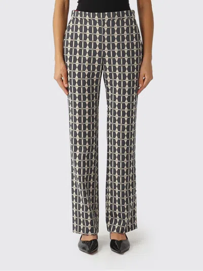 Maliparmi Geometric-pattern Trousers In Gray