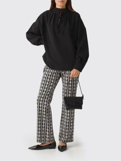 Maliparmi Geometric-pattern Trousers In Gray