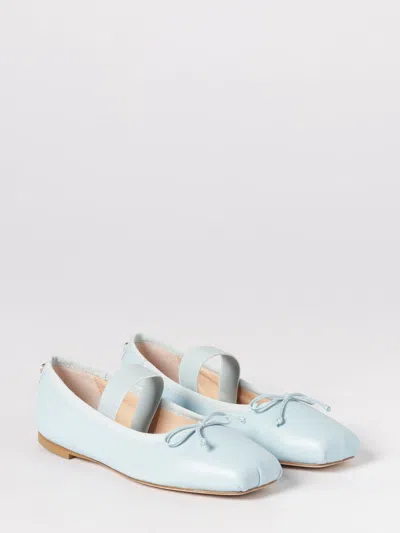 Dolce & Gabbana Bow-detail Ballet Flats In Blue
