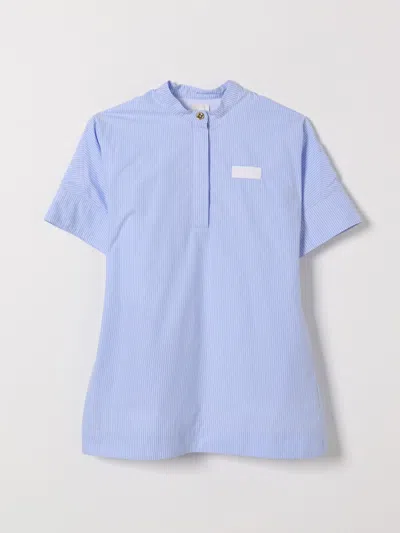 Givenchy Striped Shirt Dress In Blue
