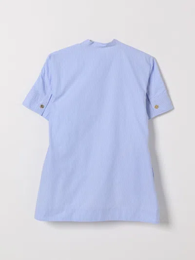 Givenchy Striped Shirt Dress In Blue