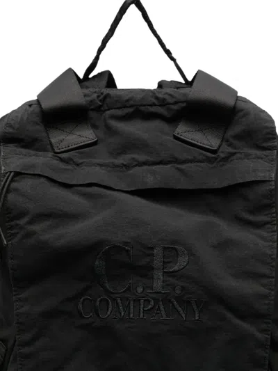 C.p. Company Cp Company Branded Backpack In Black