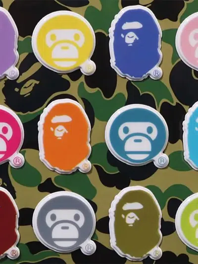 A Bathing Ape Puffy Sticker Kit In Multi