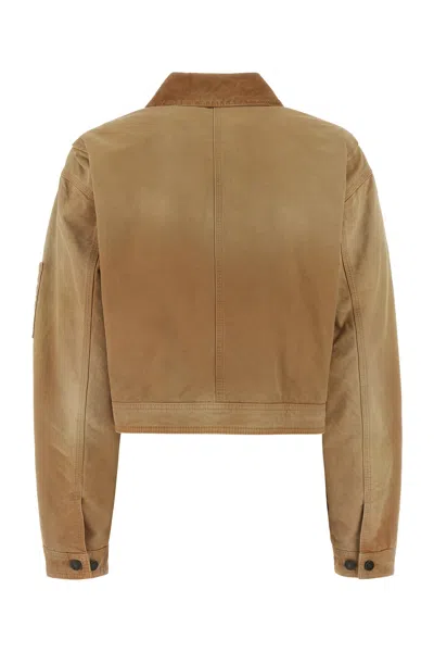 Dsquared2 Dsquared Camel Denim Jacket In Brown