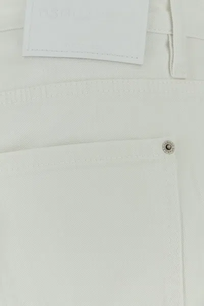 Dsquared2 Slim-fit Denim Pants With Five-pocket Design In White