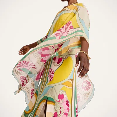 La Doublej Maria Cape In Multi