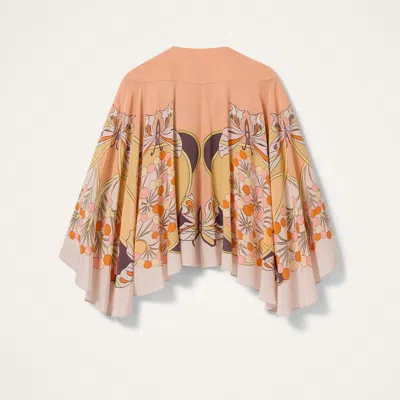 La Doublej Magic Ruffled Top In Brown