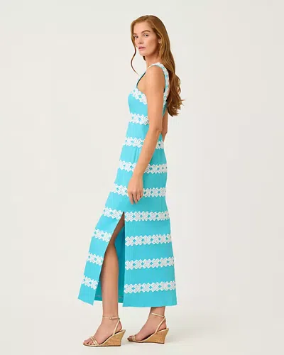 Lilly Pulitzer Davis Maxi Dress In Blue