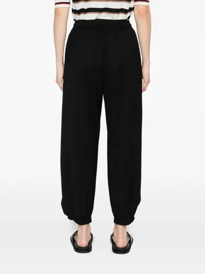 Herno Drawstring Trousers In Black