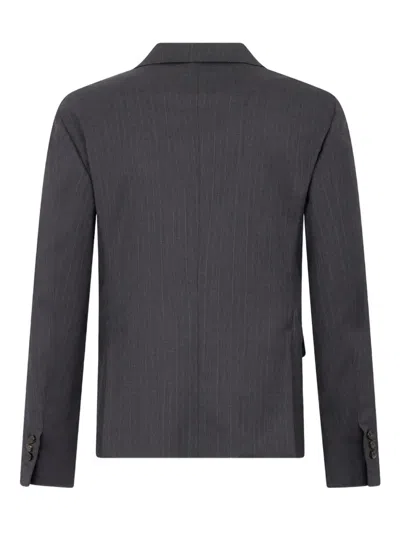 Dsquared2 Pinstriped Blazer In Gray