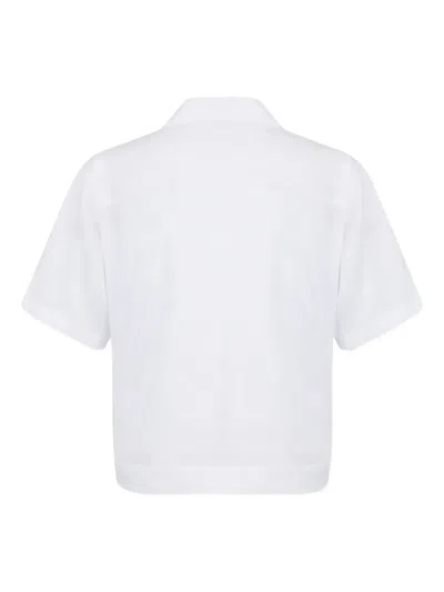 Dsquared2 Striped Pattern Shirt In White