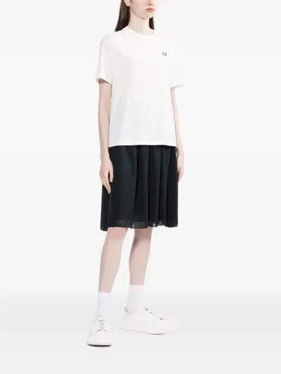 Fred Perry Crew Neck T-shirt In White