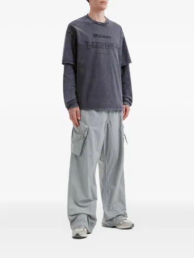 Izzue Cargo-pocket Trousers In Gray