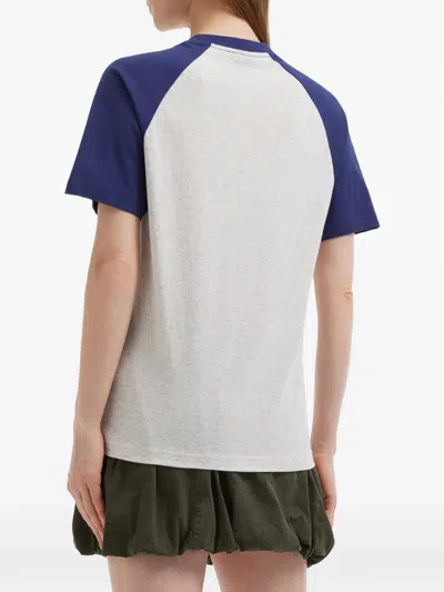 Fingercroxx Front-graphic T-shirt In Gray