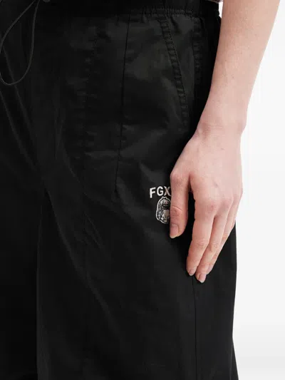 Fingercroxx Drawstring Trousers In Black