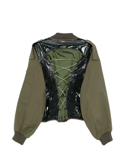 Kolor Zip-up Jacket In Black