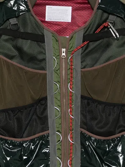 Kolor Zip-up Jacket In Black