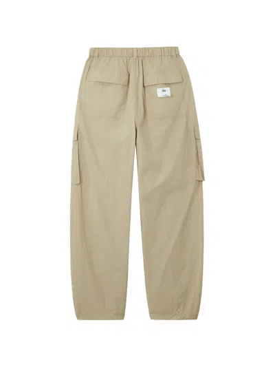 Izzue Cargo Drawstring Trousers In Neutral