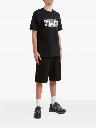 Fingercroxx Drawstring Shorts In Black